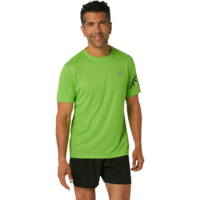 Футболка для бега Asics ( 2011C734 ) ICON SS TOP 2024 305 CACTUS / MANTEL GREEN S зеленый