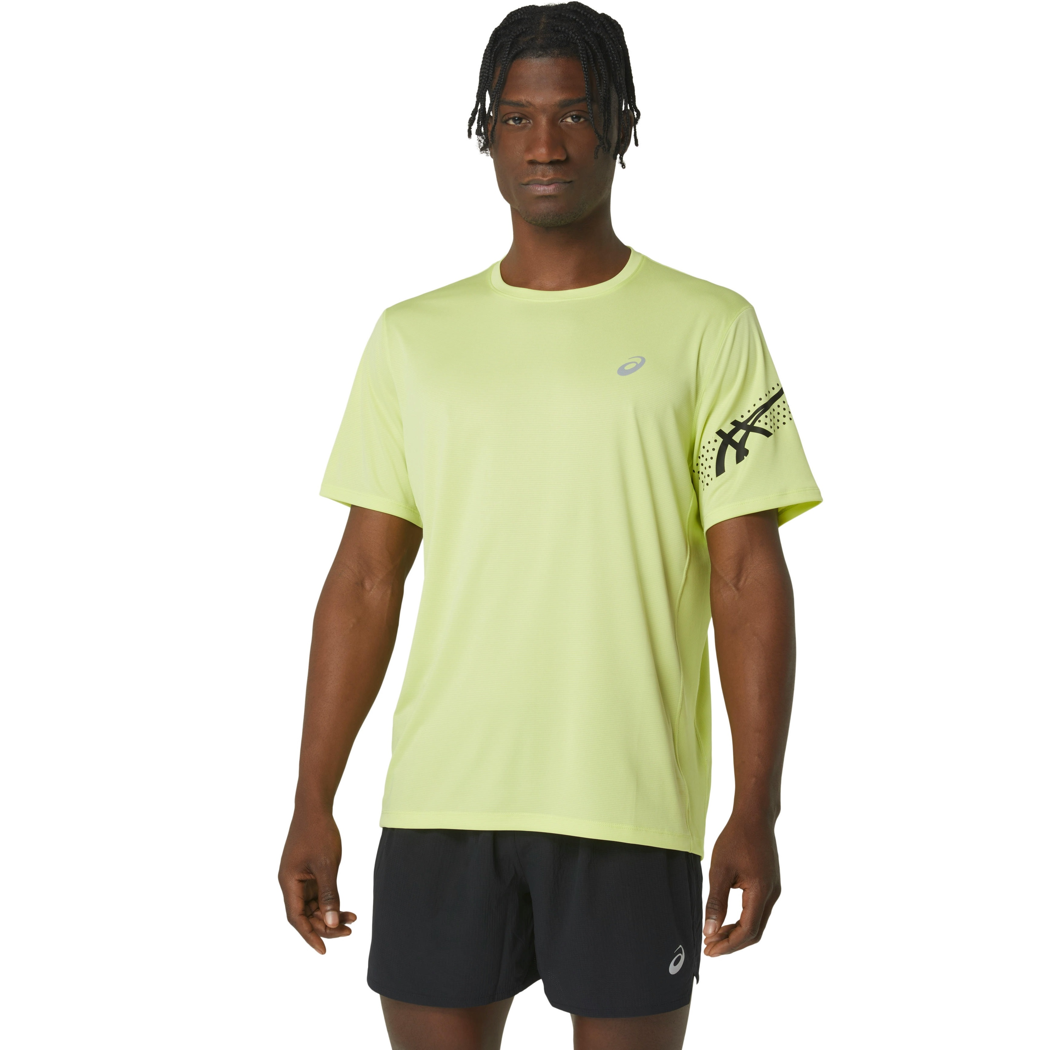 Футболка для бігу Asics (2011C734) ICON SS TOP 2024 750 GLOW YELLOW 2XL жовтийфото1