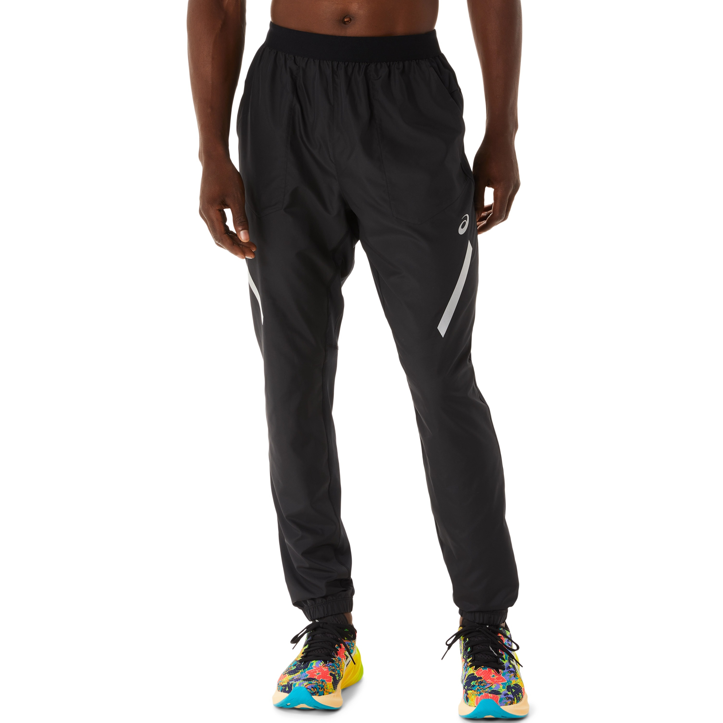 Штаны для бега Asics ( 2011C754 ) LITE-SHOW PANT 2024 PERFORMANCE BLACK L черный фото 1