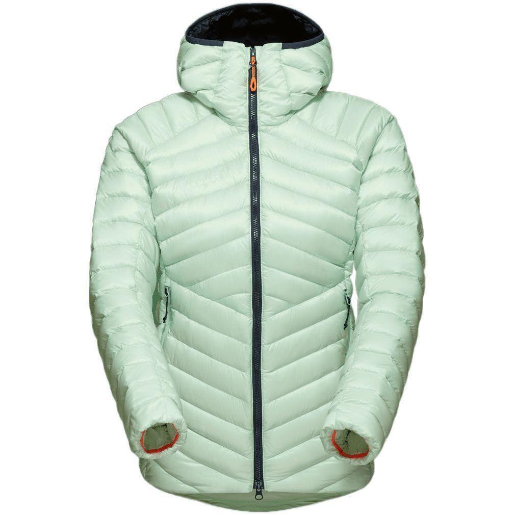 Пуховая куртка Mammut ( 1013-02970 ) Broad Peak IN Hooded Jacket 2024 Neo Mint-Marine S мятный фото