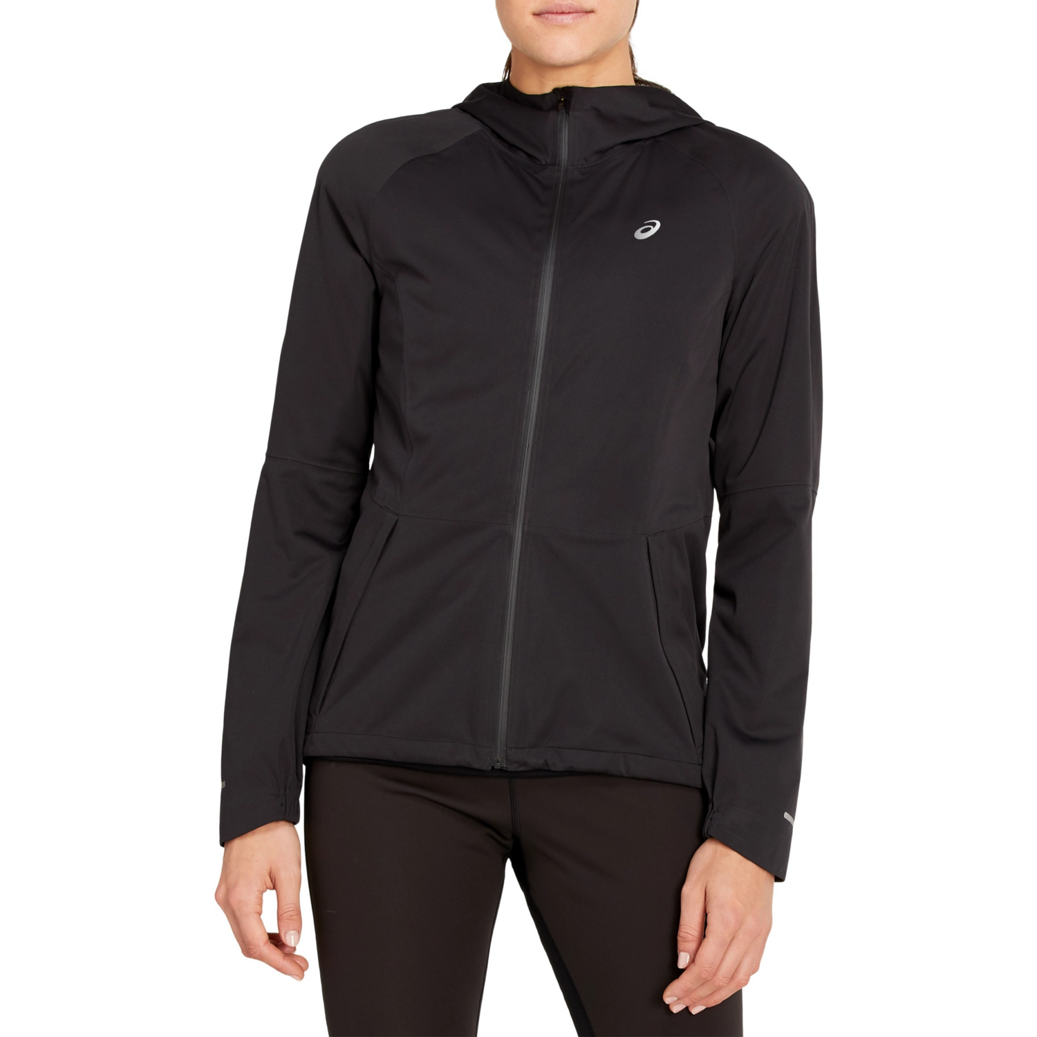 Куртка для бігу Asics ( 2012B194 ) WINTER ACCELERATE JACKET 2022 001 PERFORMANCE BLACK/BRILLIANT WHITE L чорнийфото