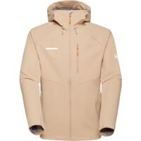 Куртка для туризма Mammut ( 1011-01910 ) Ultimate Comfort SO Hooded Jacket Men 2024 savannah S бежевый