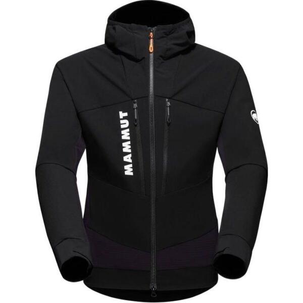 Куртка для туризма Mammut ( 1011-01920 ) Aenergy SO Hybrid Hooded Jacket Men 2024 black L черный