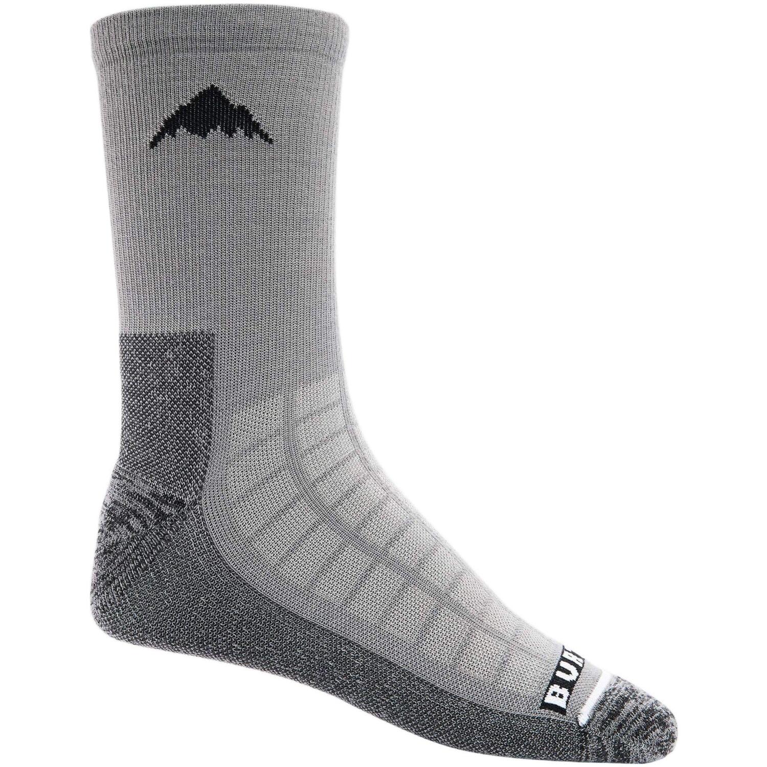 Носки Burton ( 232511 ) LW CREW SOCK 2023 GRAY HEATHER L серый фото 