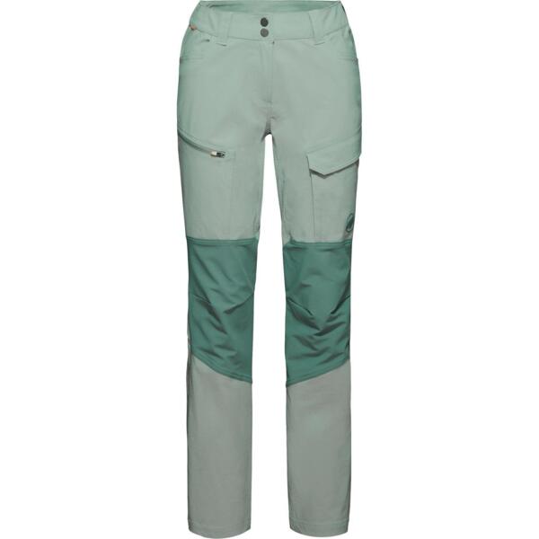 Штаны для туризма Mammut ( 1022-01980 ) Zinal Hybrid Pants Women 2024 jade-dark jade 36 черный