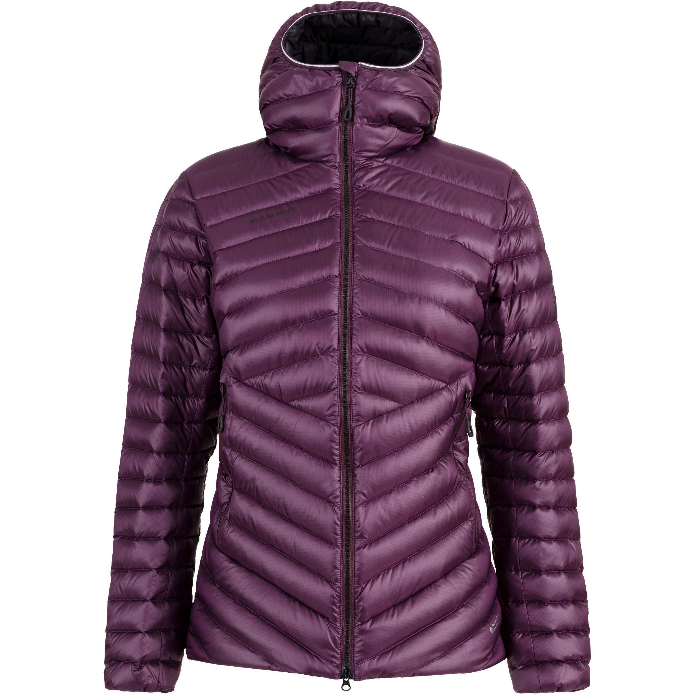 Пуховая куртка Mammut ( 1013-00350 ) Broad Peak IN Hooded Jacket Women 2021 blackberry XS фиолетовый фото 1