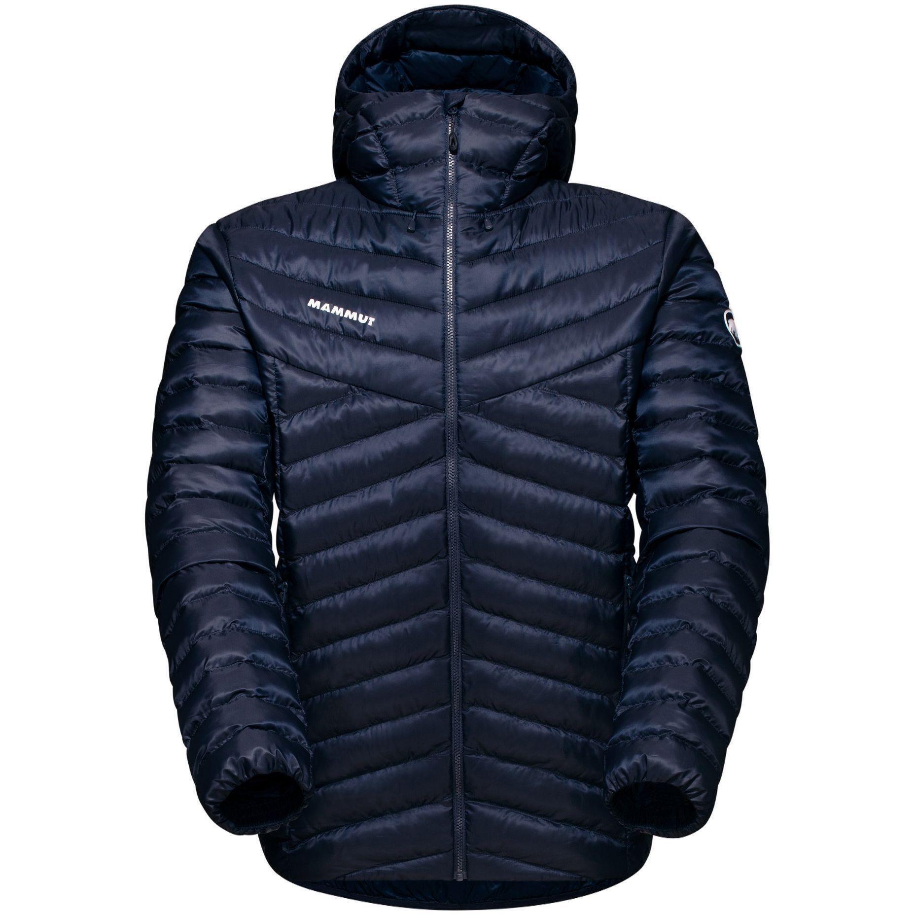 Пуховая куртка Mammut ( 1013-01781 ) Albula IN Hooded Jacket 2024 Marine XL синий фото 1