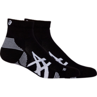 Шкарпетки Asics ( 3013A800 ) 2PPK CUSHION RUN QUARTER SOCK 2024 002 PERFORMANCE BLACK/PERFORMANCE BLACK II (39-42) чорний