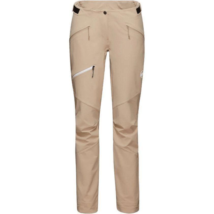 Штаны для туризма Mammut ( 1021-00880 ) Taiss SO Pants Women 2024 savannah 34 бежевый фото 