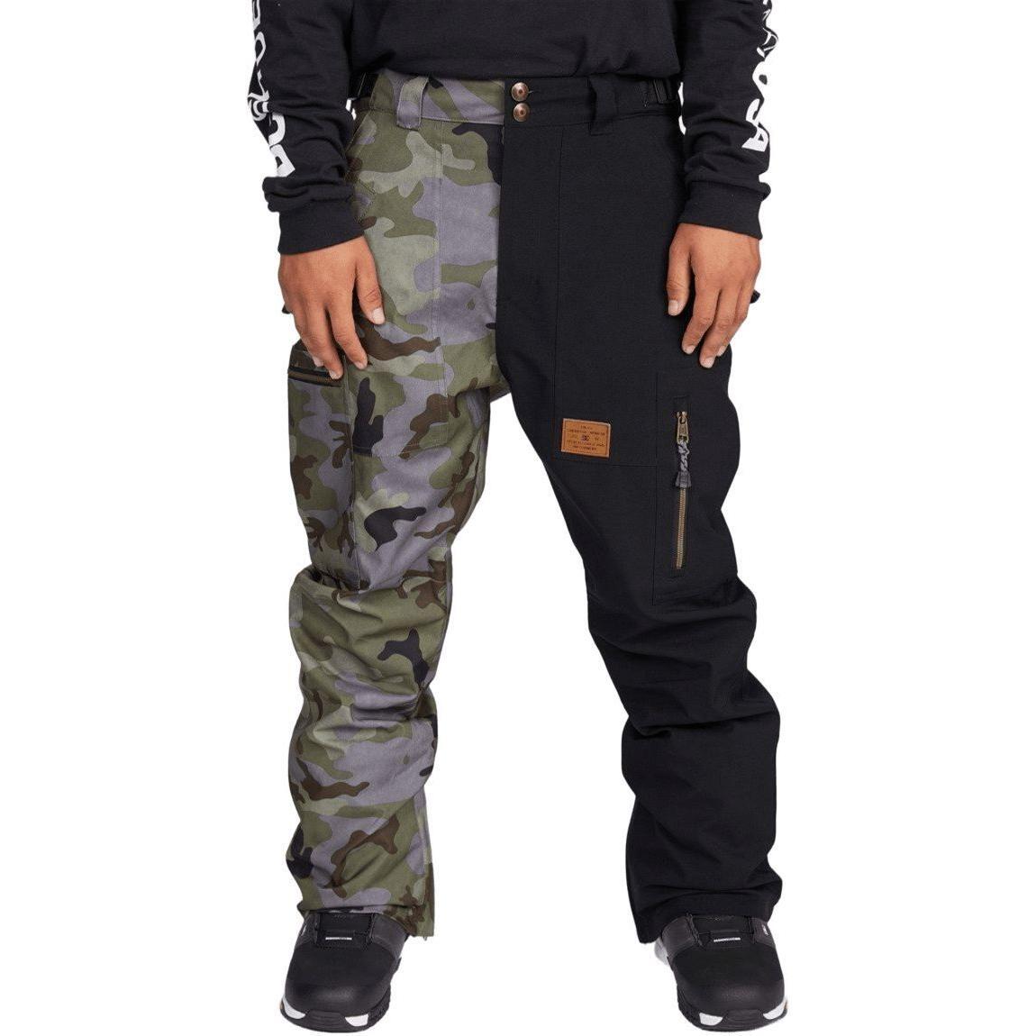 Сноубордичные штаны DC ( ADYTP03014 ) DIVISION M SNPT 2022 XKGS WOODLAND CAMO CASTLEROCK M мультиколор фото