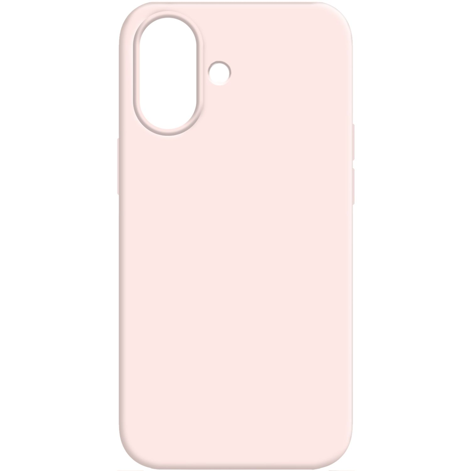 Чохол MakeFuture для Apple iPhone 16 Silicone Chalk Pink (MCL-AI16CP)фото