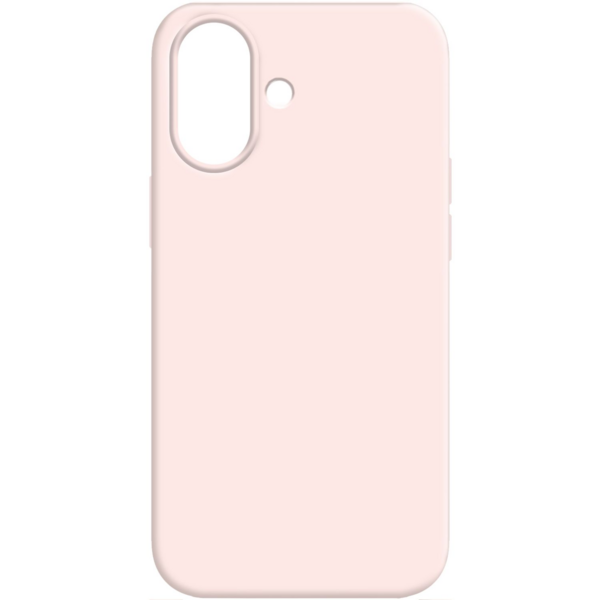 

Чехол MakeFuture для Apple iPhone 16 Silicone Chalk Pink (MCL-AI16CP)