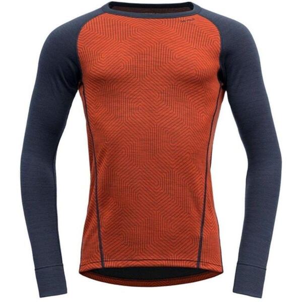 

Термолонгслив Devold ( GO 232 224 A ) DUO ACTIVE MERINO 205 SHIRT MAN 2023 087B BRICK/INK 2XL синий