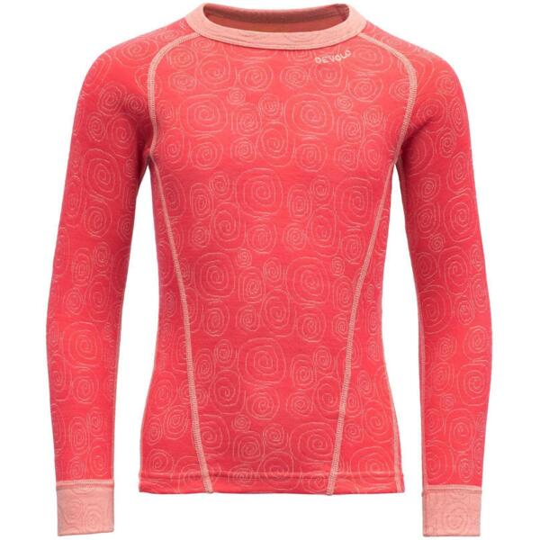 

Термолонгслив Devold ( GO 233 285 A ) DUO ACTIVE KID SHIRT 2023 190A POPPY 8 (128 см) розовый