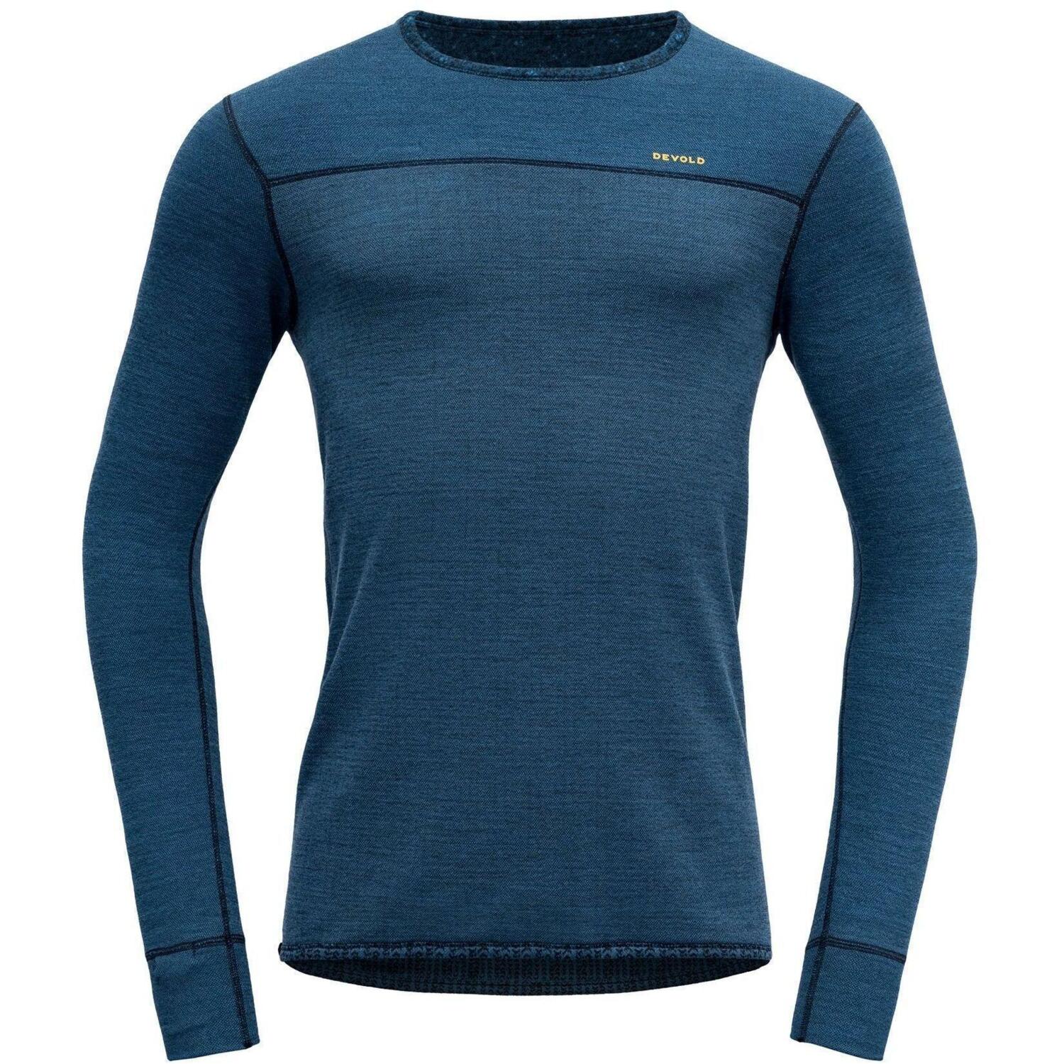 Термолонгслив Devold ( GO 322 220 A ) KVITEGGA MERINO 230 SHIRT MAN 2023 258A BLUE L синий фото
