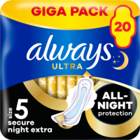 Гигиенические прокладки Always Ultra Secure Night Extra Размер 5 20шт