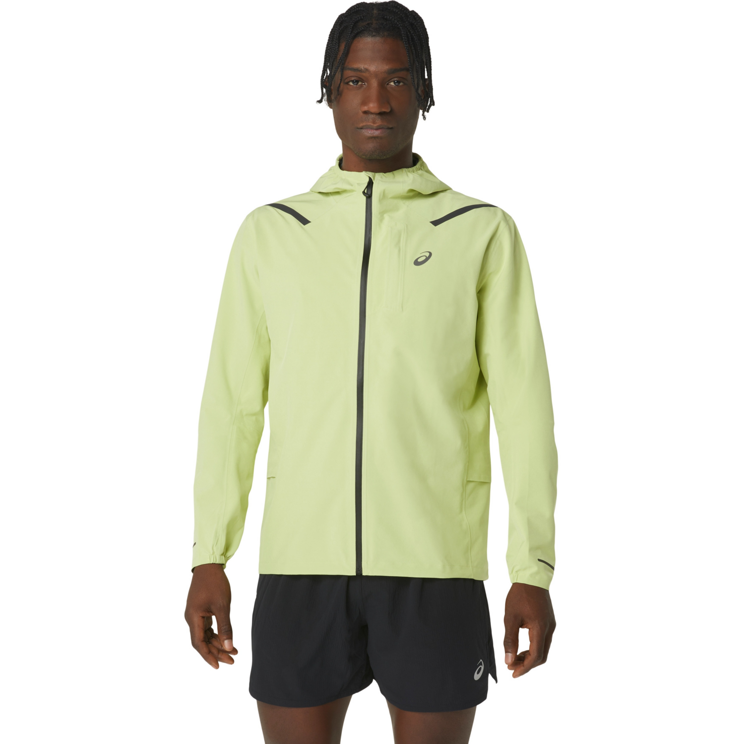 Куртка для бега Asics ( 2011C242 ) ACCELERATE WATERPROOF 2.0 JACKET 2024 GLOW YELLOW 2XL желтый фото 