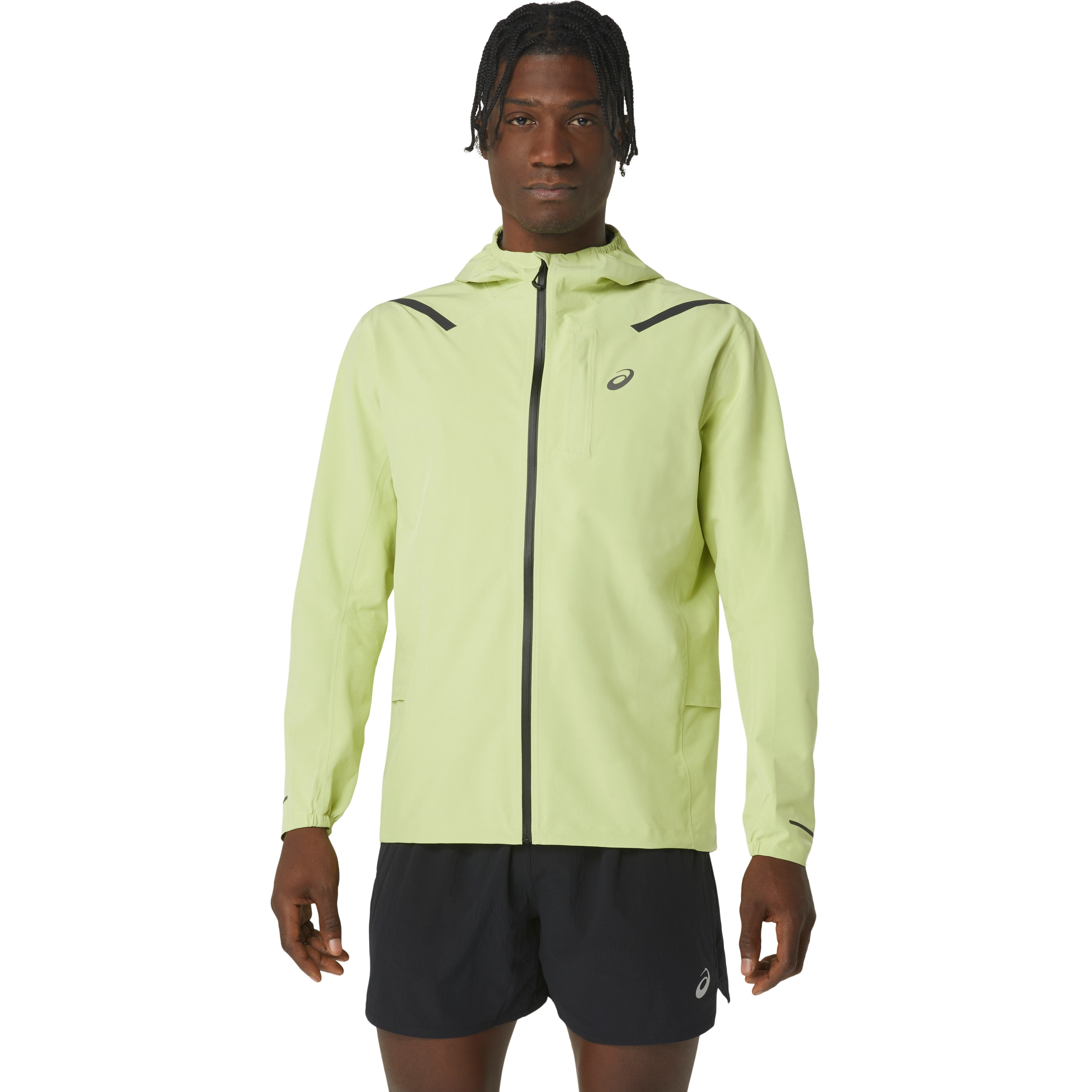 Куртка для бега Asics ( 2011C242 ) ACCELERATE WATERPROOF 2.0 JACKET 2024 GLOW YELLOW 2XL желтый фото 1