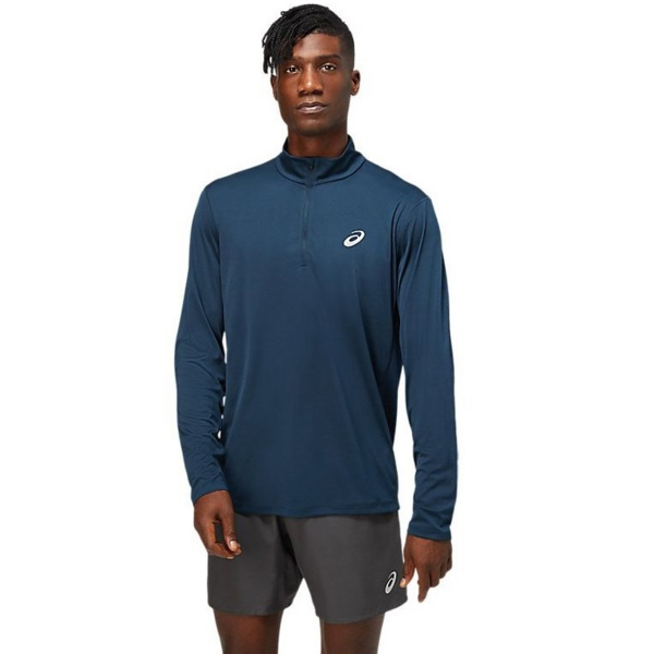 Лонгслив для бега Asics ( 2011C333 ) CORE LS 1/2 ZIP TOP 400 THUNDER BLUE/SOFT SKY 2XL синий