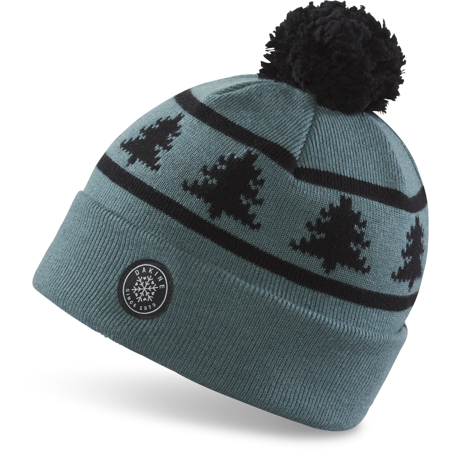 Шапка Dakine( 10002114 ) JACK PINE MERINO BEANIE 2024 DARK FOREST/BLACK/GREY One size зеленийфото