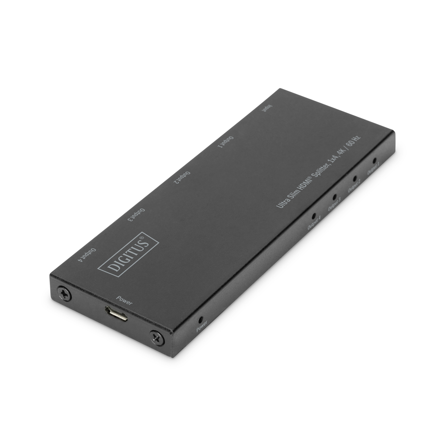 Відеоспліттер Digitus HDMI (INx1 – OUTx4), 4K, Ultra Slim (DS-45323)фото