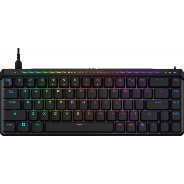 Акція на Игровая клавиатура ASUS ROG Falchion Ace HFX Magnetic Switches EN RGB Black (90MP03VE-BKUA20) від MOYO