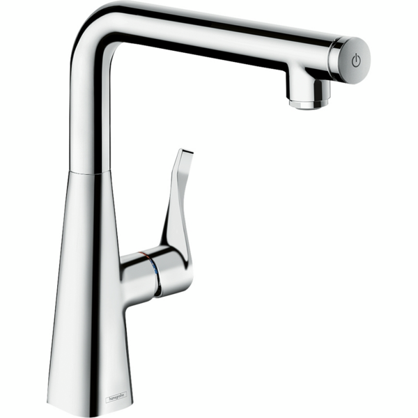 

Смеситель Hansgrohe Metris Select для кухонной мойки 248мм, поворотный, рычаг+кнопка, хром (14847000)