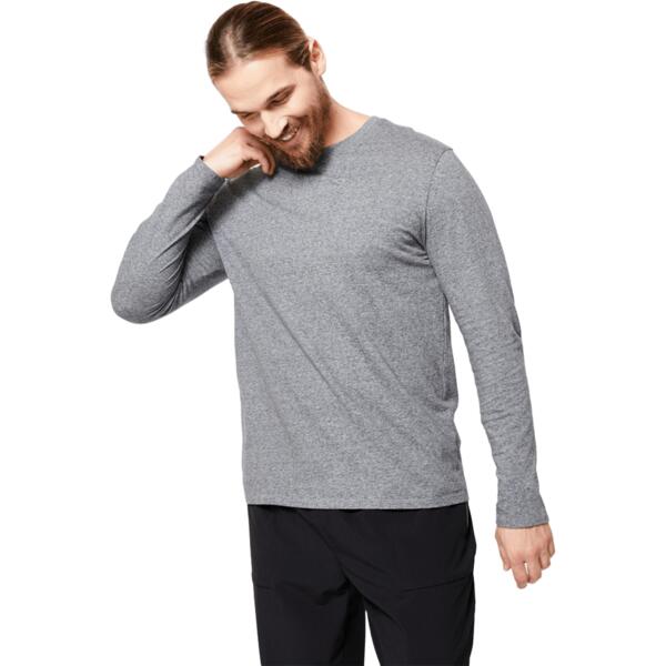 

Лонгслив мужской для фитнеса Domyos с длинными рукавами 8644800 4XL серый