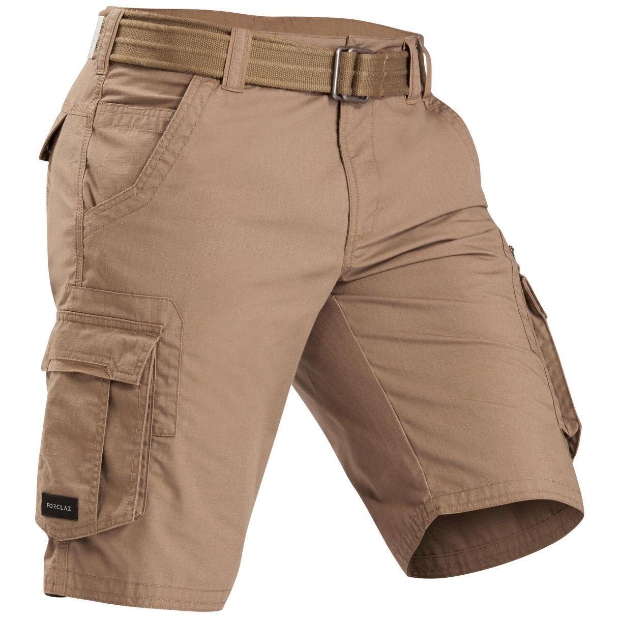 Шорты мужские для трекинга Forclaz Travel 500 8579289 46 коричневые фото 1