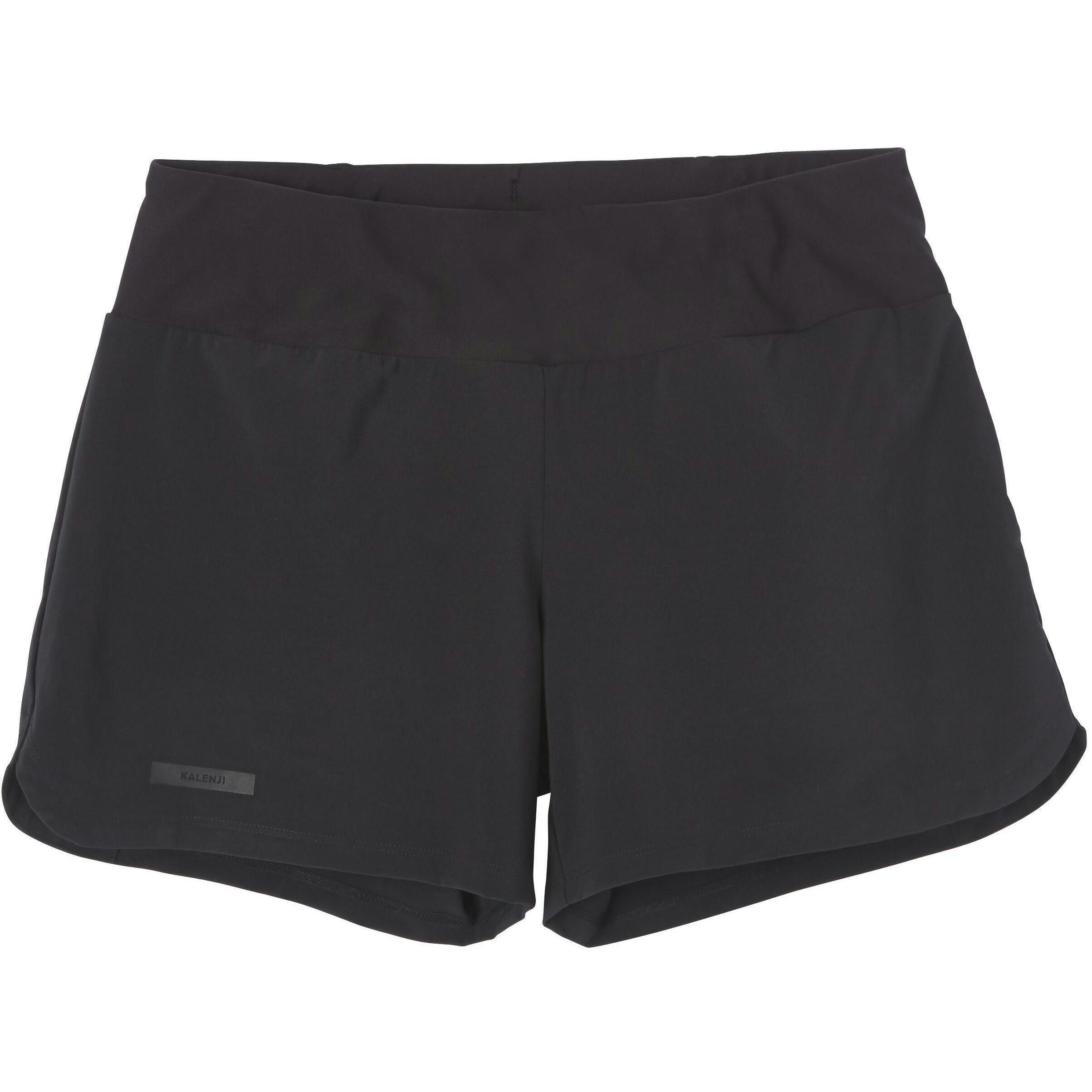 Шорты женские для бега Kalenji Run Dry 8553338 XXL черные фото 1