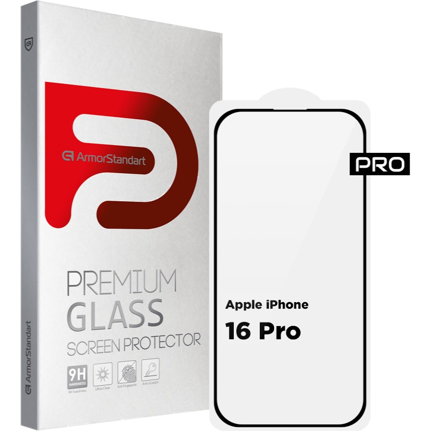 Защитное стекло ArmorStandart Pro для Apple iPhone 16 Pro (ARM78510) фото 