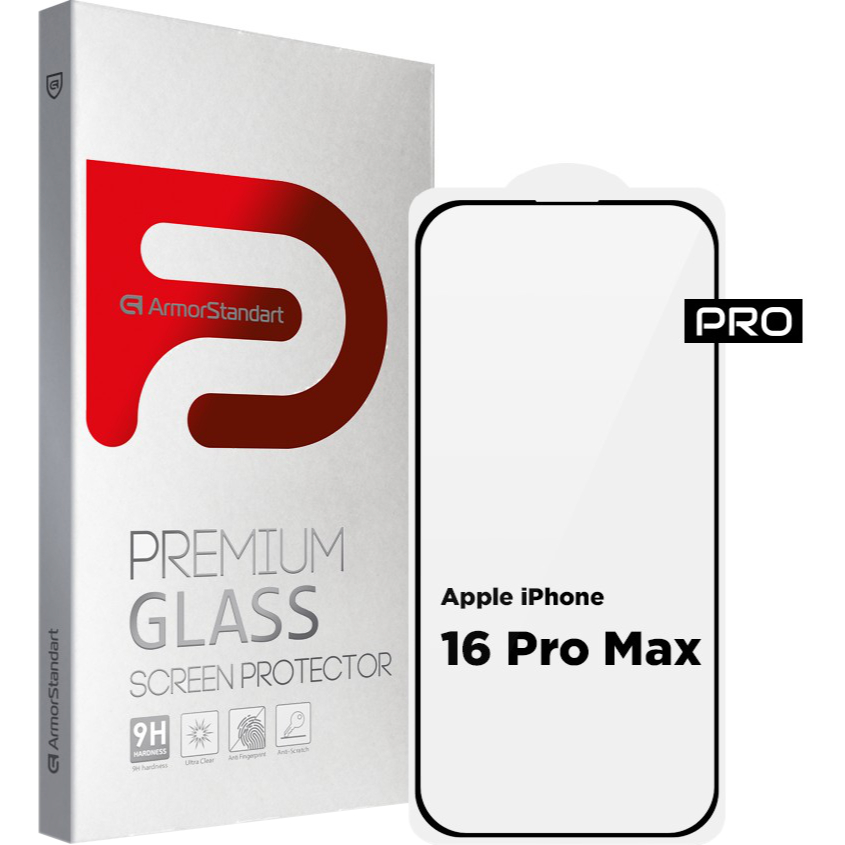 Защитное стекло ArmorStandart Pro для Apple iPhone 16 Pro Max (ARM78511) фото 