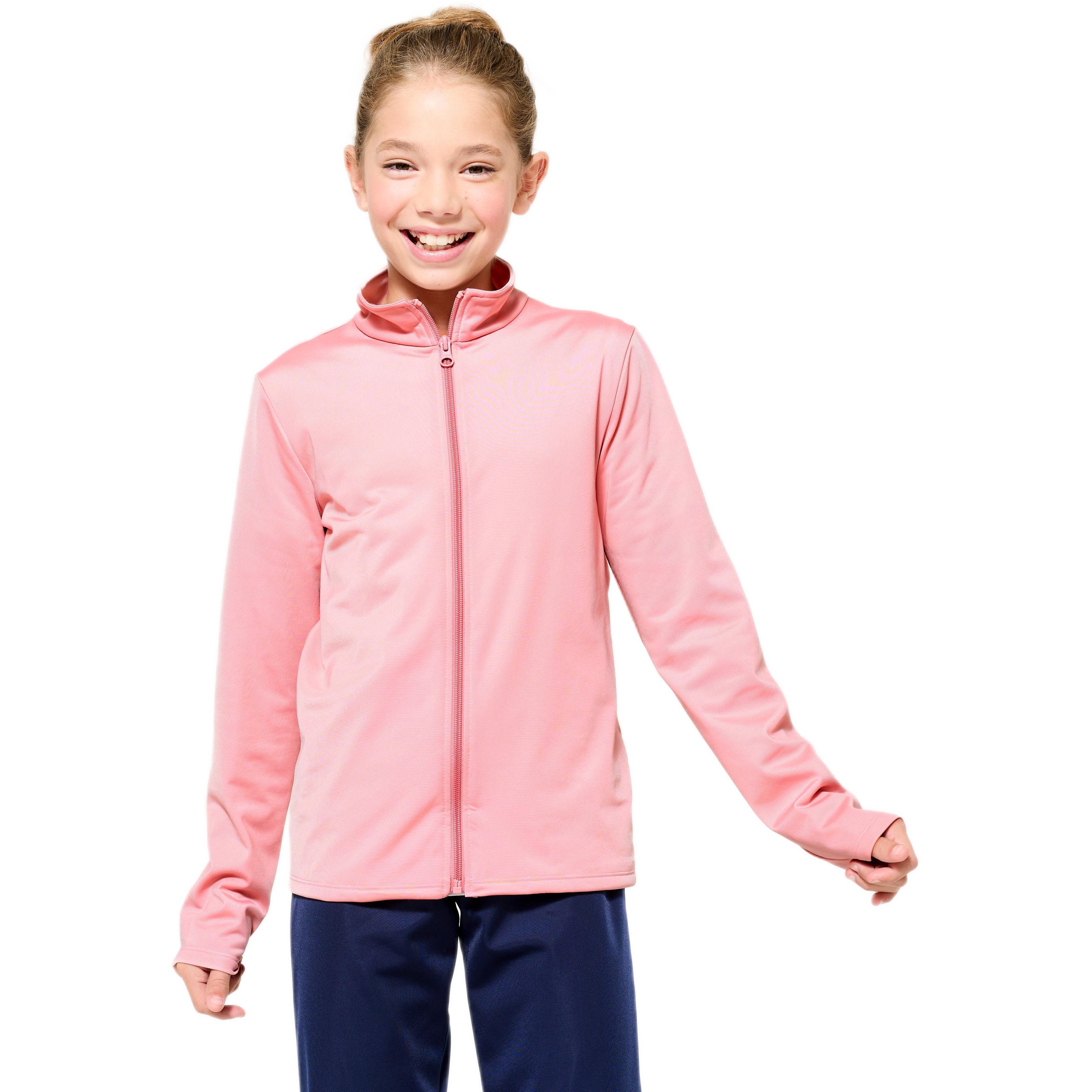 Спортивний костюм для дівчаток Domyos Gym'y S500 8645224 8-9 р (131-140 см) рожевий/синйфото1