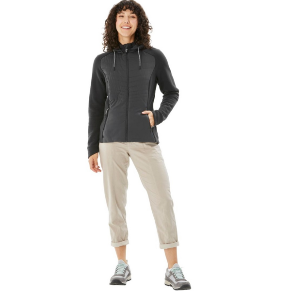 

Кофта женская для туризма Quechua NH500 Hybrid 8664870 XL черная