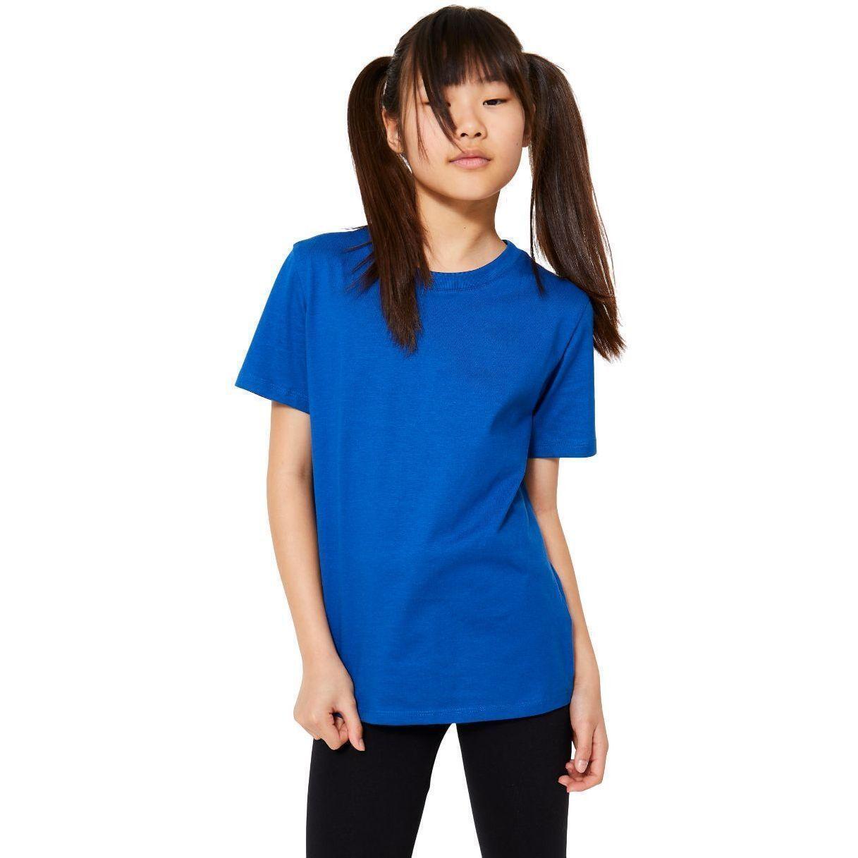 Футболка детская Domyos 500 8751825 10-11 р (141-50 см) синяя фото 1