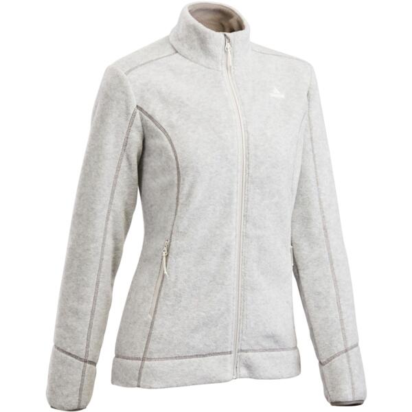 

Кофта флисовая женская для горного туризма Quechua MH120 8569508 XL серая