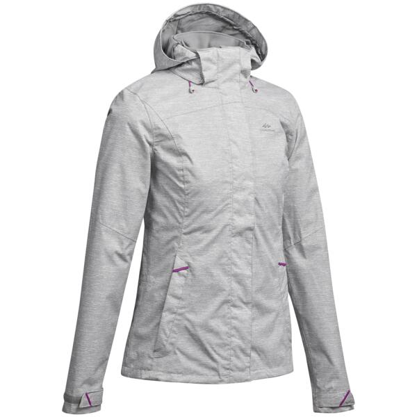 

Куртка женская для горного туризма Quechua MH100 8492378 M серая