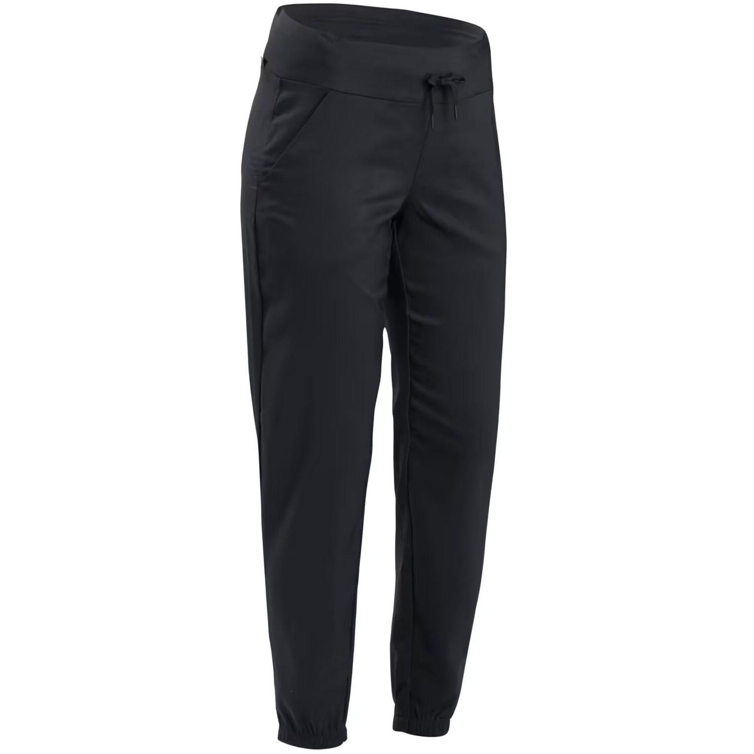 Штаны женские для туризма Quechua NH100 8588308 34 черные