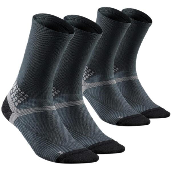 

Носки для туризма Quechua MH500 2 пары 8616561 47-50 серые