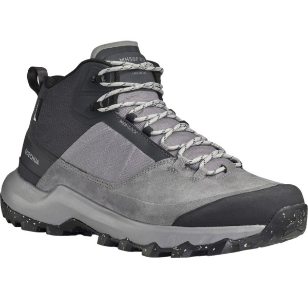 

Ботинки мужские для горного туризма Quechua MH500 Mid 8618769 45 серые