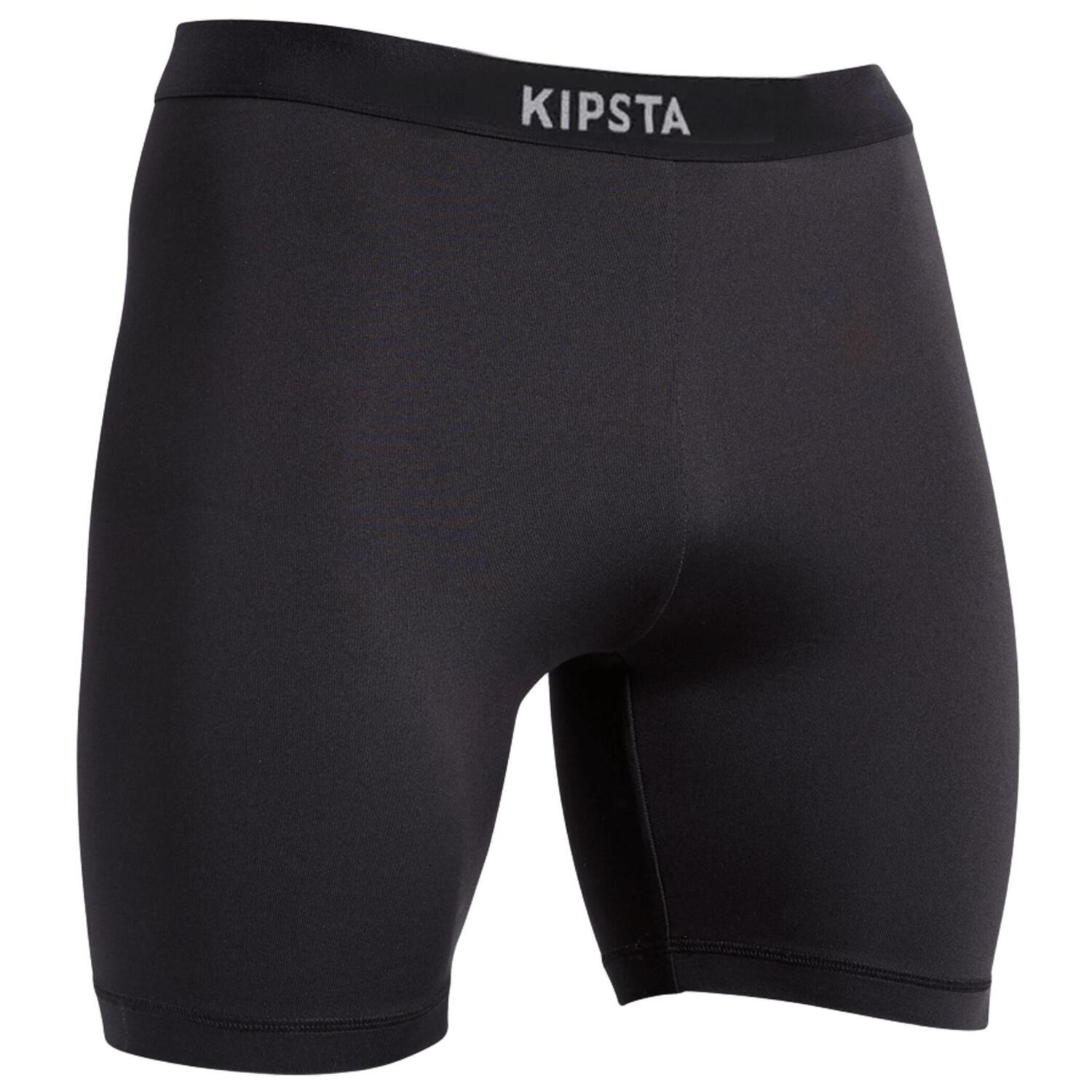 Термошорты мужские Kipsta Keepcomfort 100 8619325 XL черные фото 