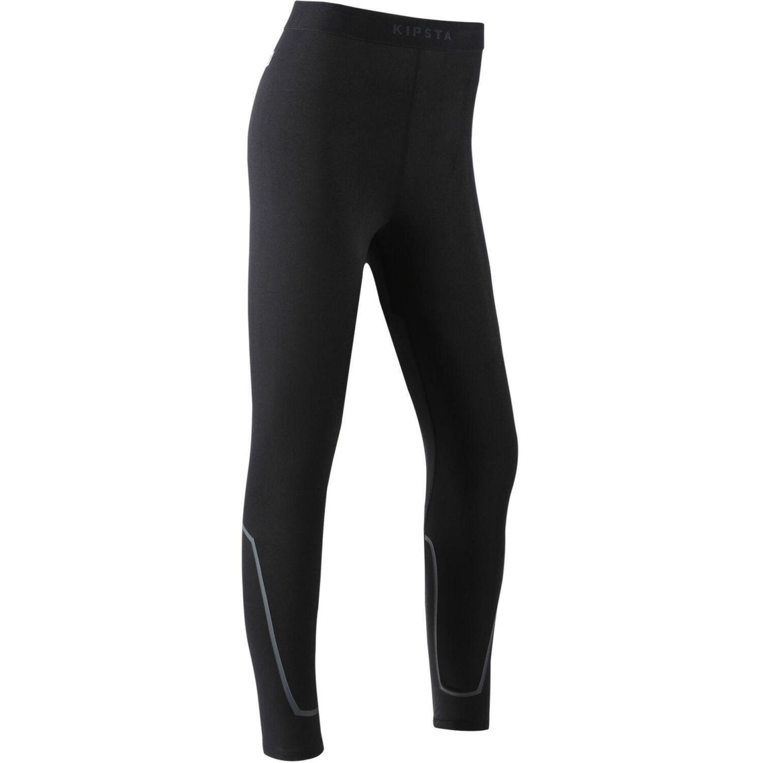 Термоштаны детские Kipsta Keepcomfort 100 8619329 8-9 р (131-140 см) черные фото