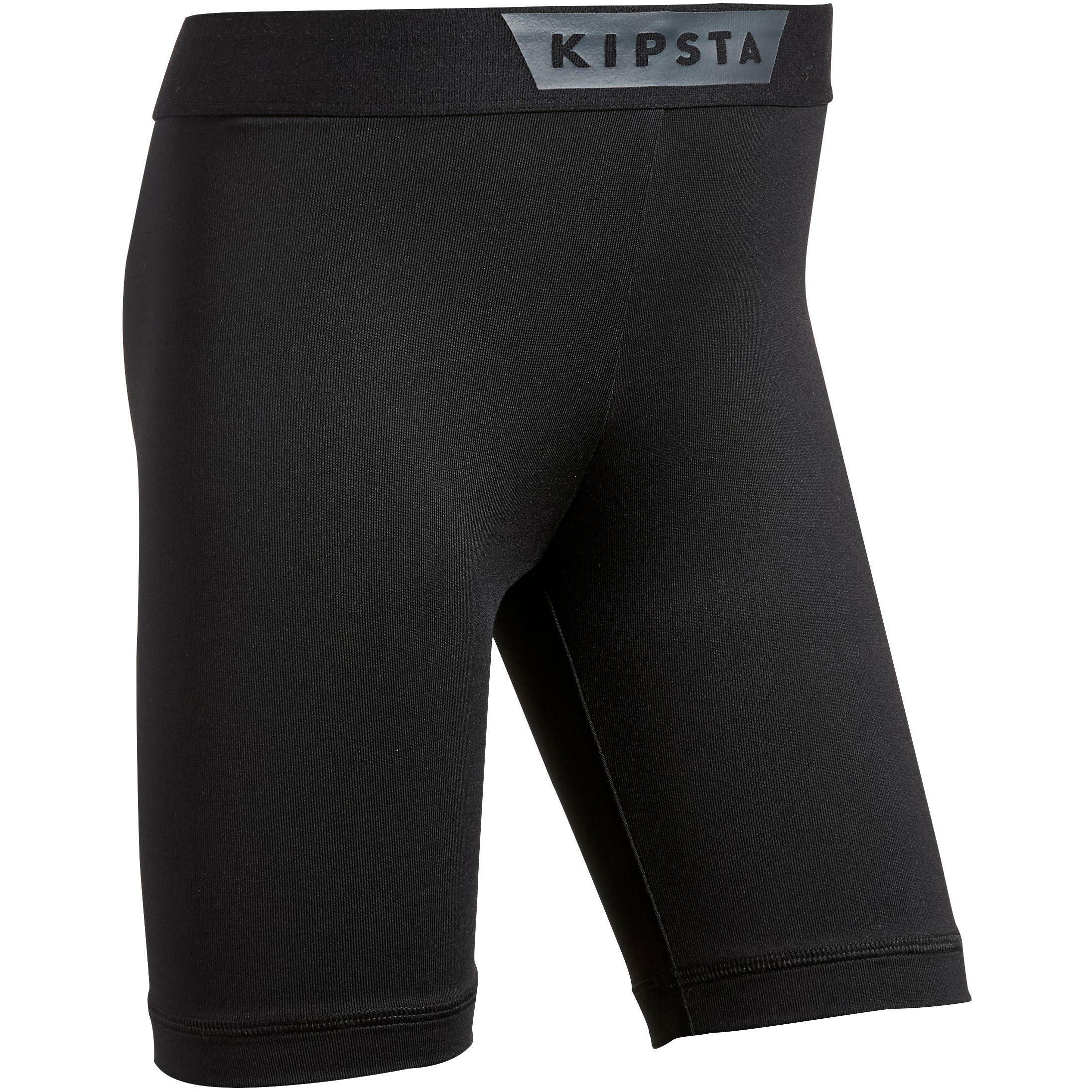 Термошорты детские Kipsta Keepcomfort 100 8619333 14-15 р (161-172 см) черные фото 1