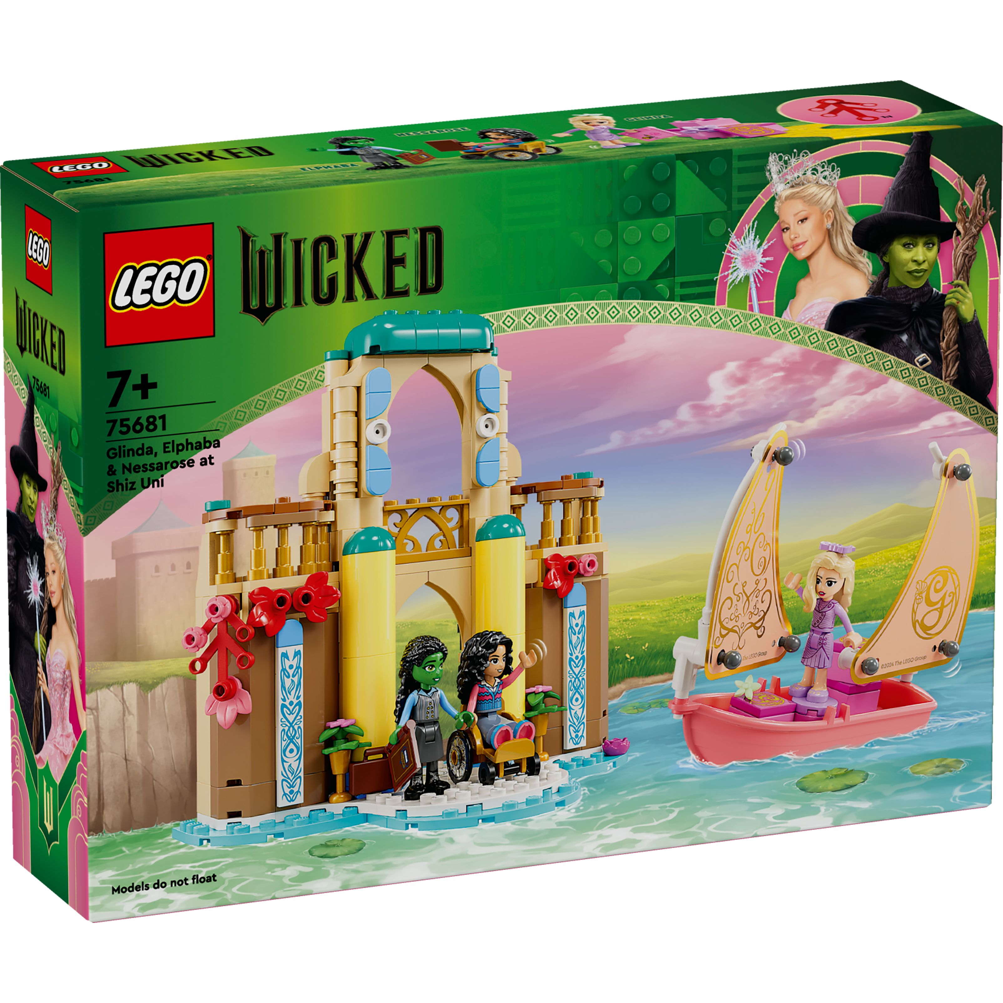 Конструктор LEGO 75681 Wicked Глінда, Ельфаба та Несароза в Університеті Шизфото1