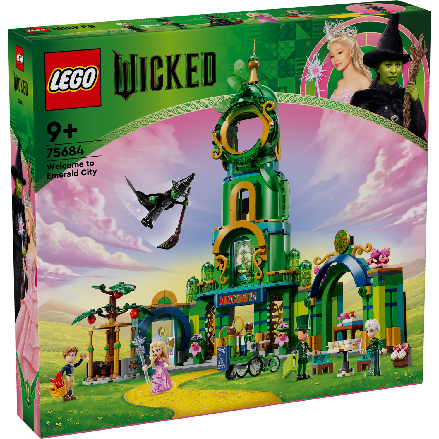 Конструктор LEGO 75684 Wicked Добро пожаловать в Изумрудный город фото 