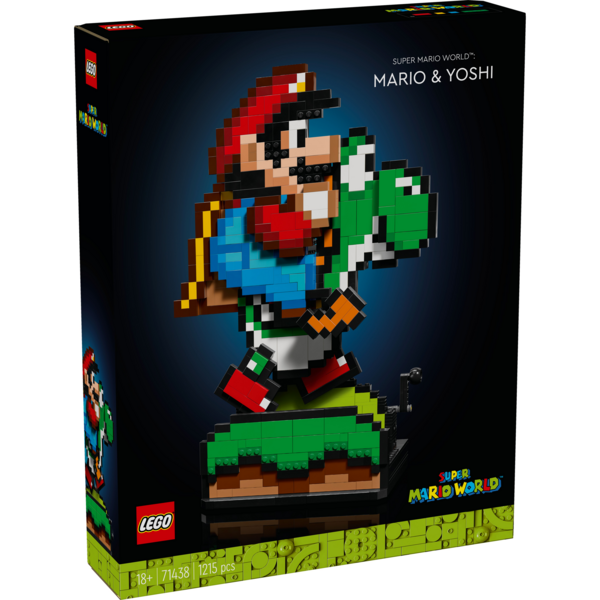 

Конструктор LEGO 71438 Super Mario World: Марио и Йоши