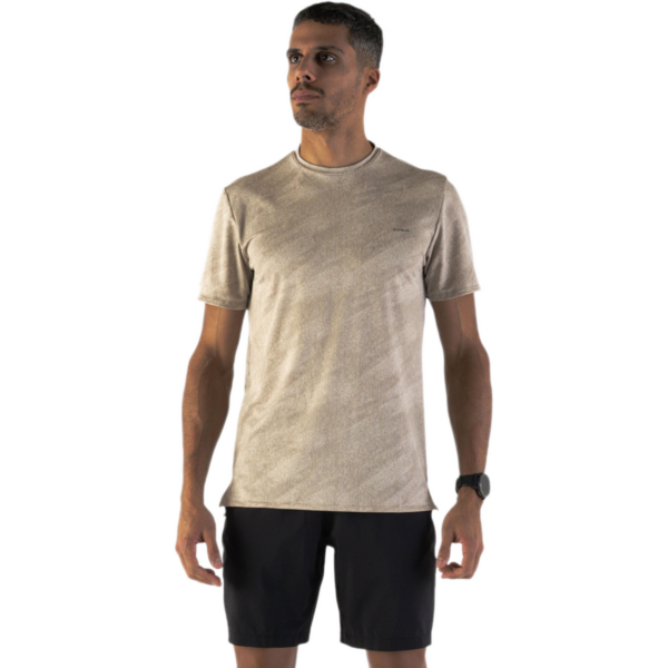 

Футболка мужская для бега Kiprun Run Dry+ 8842526 M бежевый