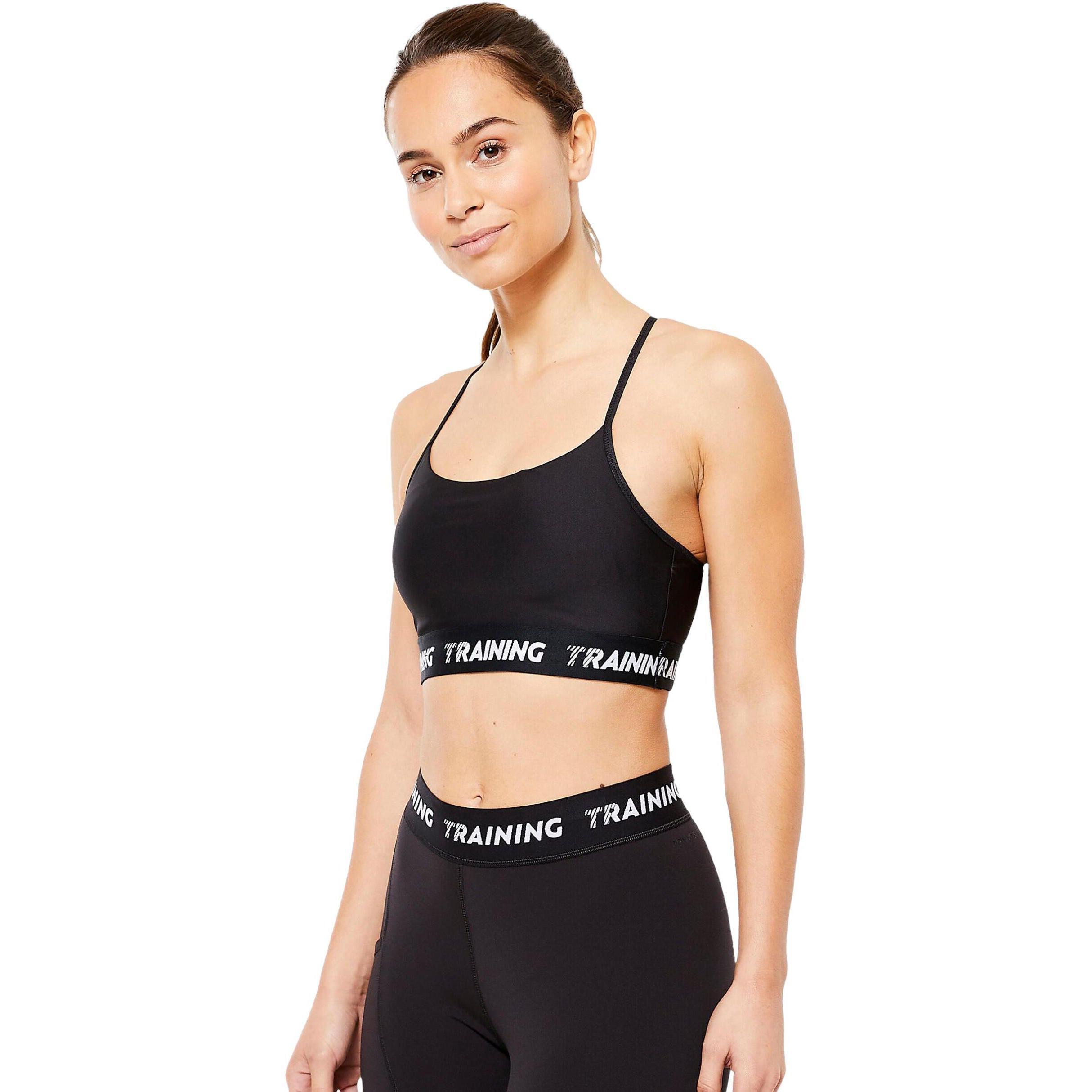 Спортивний жіночий топ Domyos 120 8852766 XL чорнийфото1