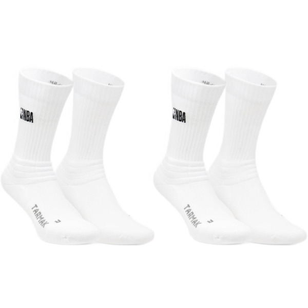 

Носки для баскетбола Tarmak SO 900 NBA AD 8828293 2 пары 48-50 белые