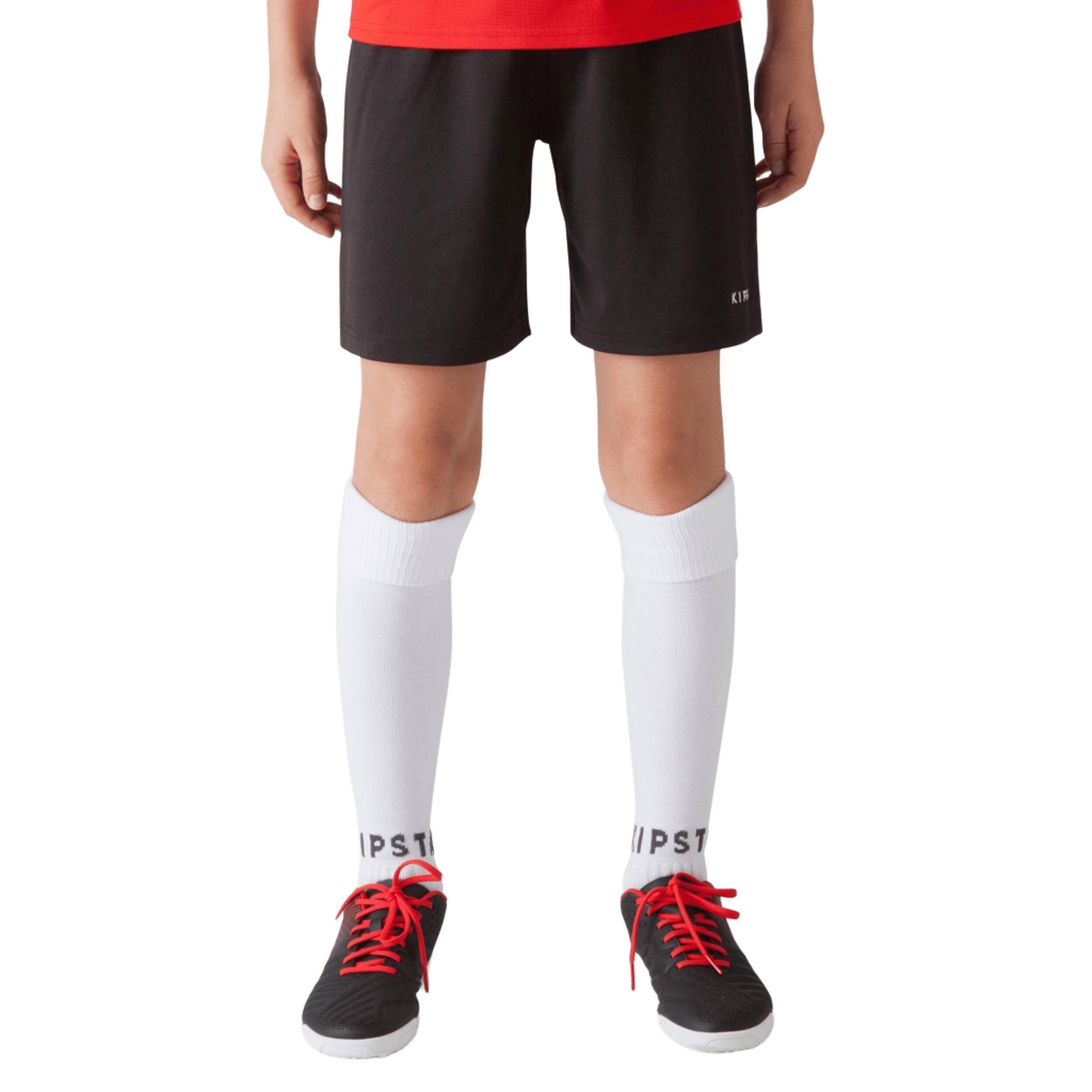 Шорты детские для футбола Kipsta Essential 8558495 12-13 р (151-161 см) черные фото 1